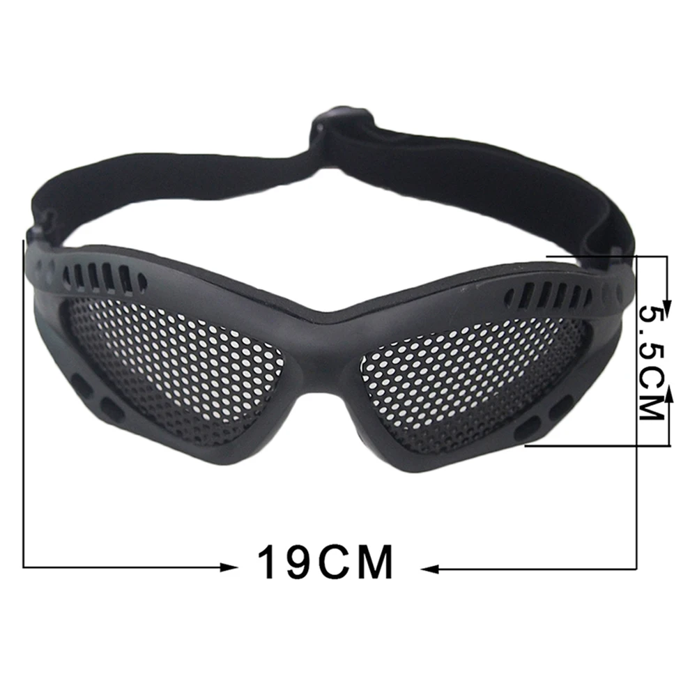 Outdoor Eye Protective Comfortable Airsoft Safety Tactical Glasses Goggles Anti Fog With Metal Mesh/PC Len For