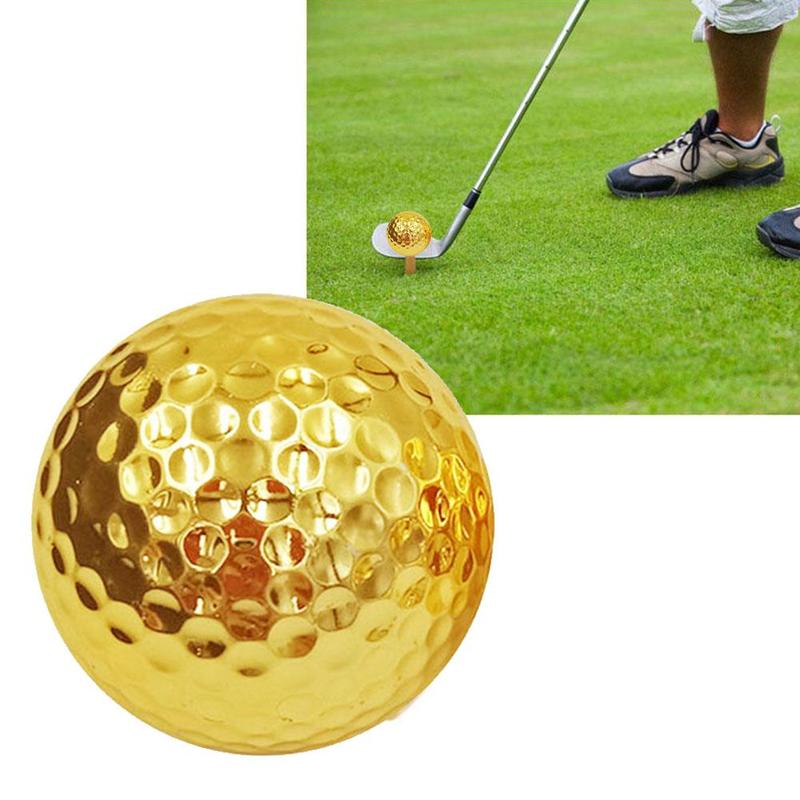 Outdoor Fancy Gold Golf Ball