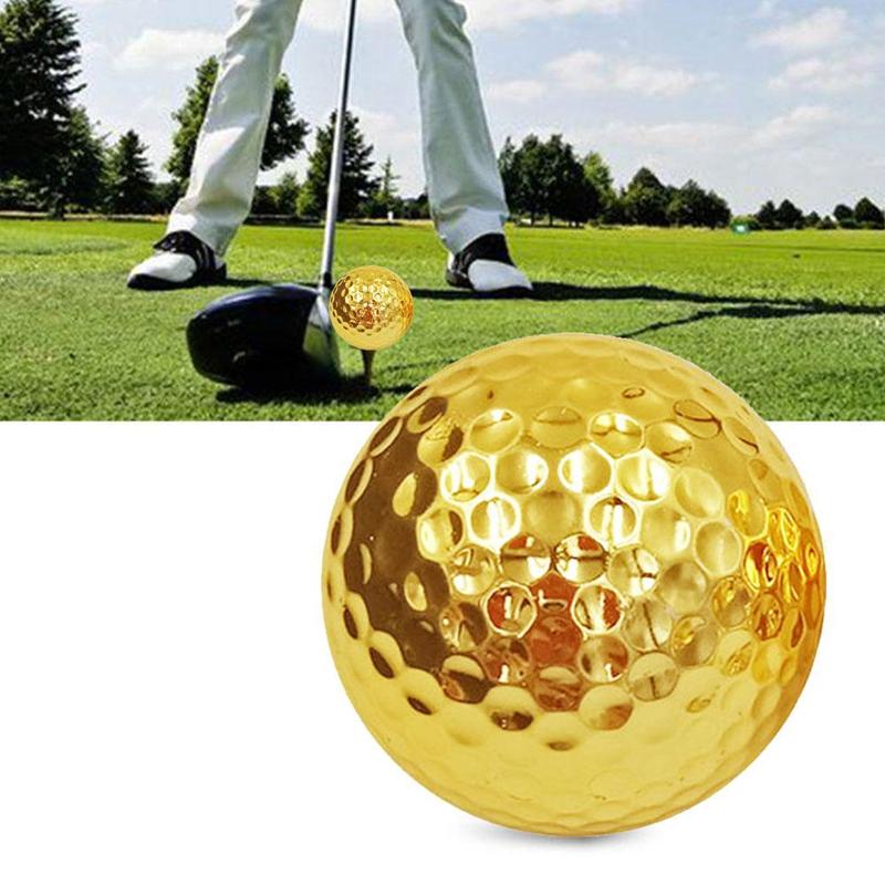 Outdoor Fancy Gold Golf Ball