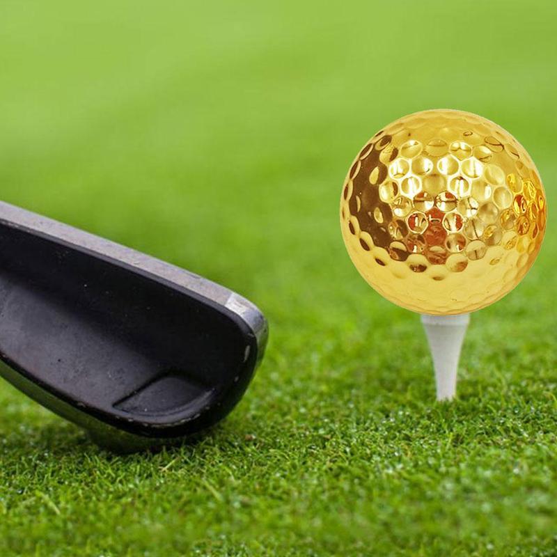 Outdoor Fancy Gold Golf Ball