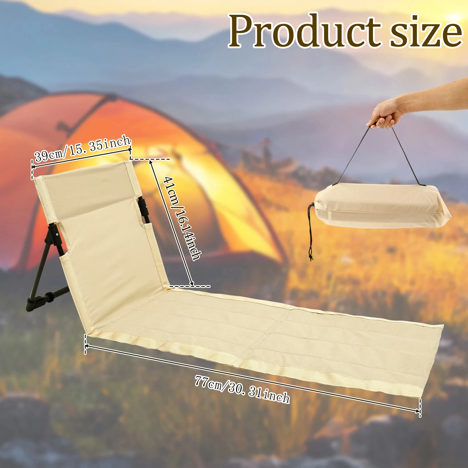 Outdoor Foldable Camping Chair Oxford Cloth Camping Floor Chair Garden Park Single Lazy Chair Backrest Cushion Picnic Outdoor Foldable Camping Chair Oxford Cloth Camping Floor Chair Garden Park Single Lazy Chair Backrest Cushion Picnic