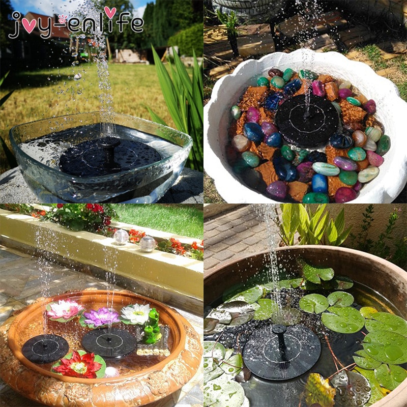 Outdoor Garden Floating Solar Pond Fountain Outdoor Garden Floating Solar Pond Fountain