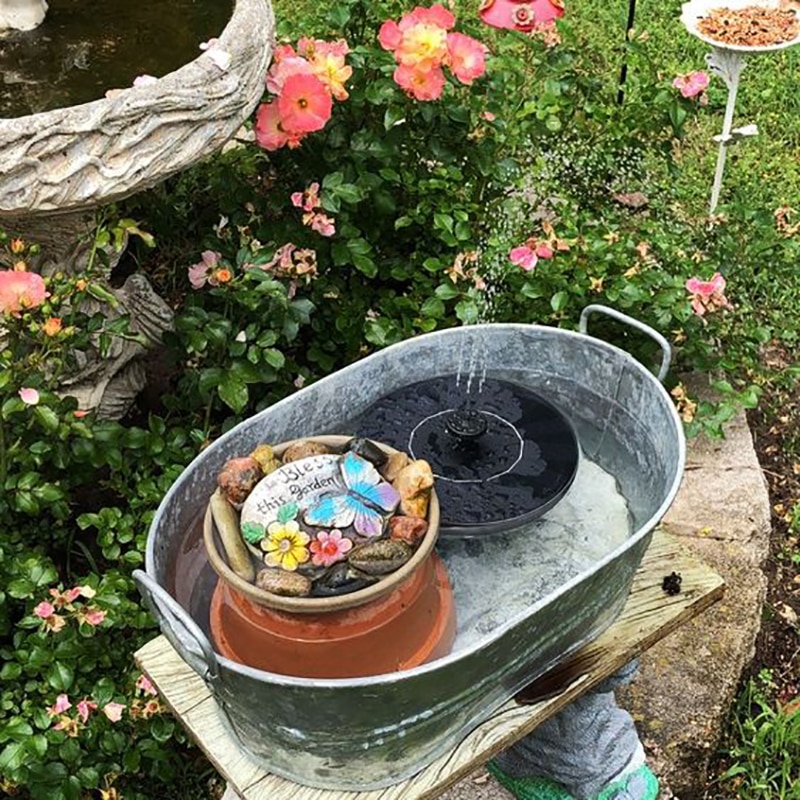 Outdoor Garden Floating Solar Pond Fountain Outdoor Garden Floating Solar Pond Fountain