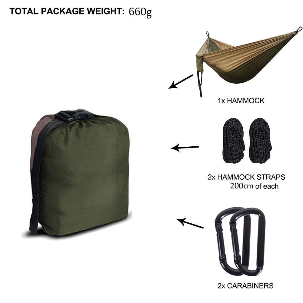 Outdoor Hammock for Leisure and Sleeping