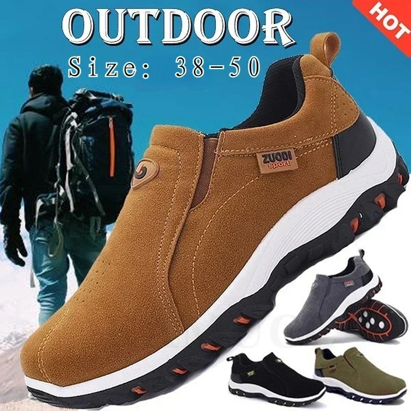 Outdoor Hiking Camping Light Running Jogging Casual Sports Men's Shoes Non-slip Loafers Hiking Shoes Large Size 38-50 Outdoor Hiking Camping Light Running Jogging Casual Sports Men's Shoes Non-slip Loafers Hiking Shoes Large Size 38-50