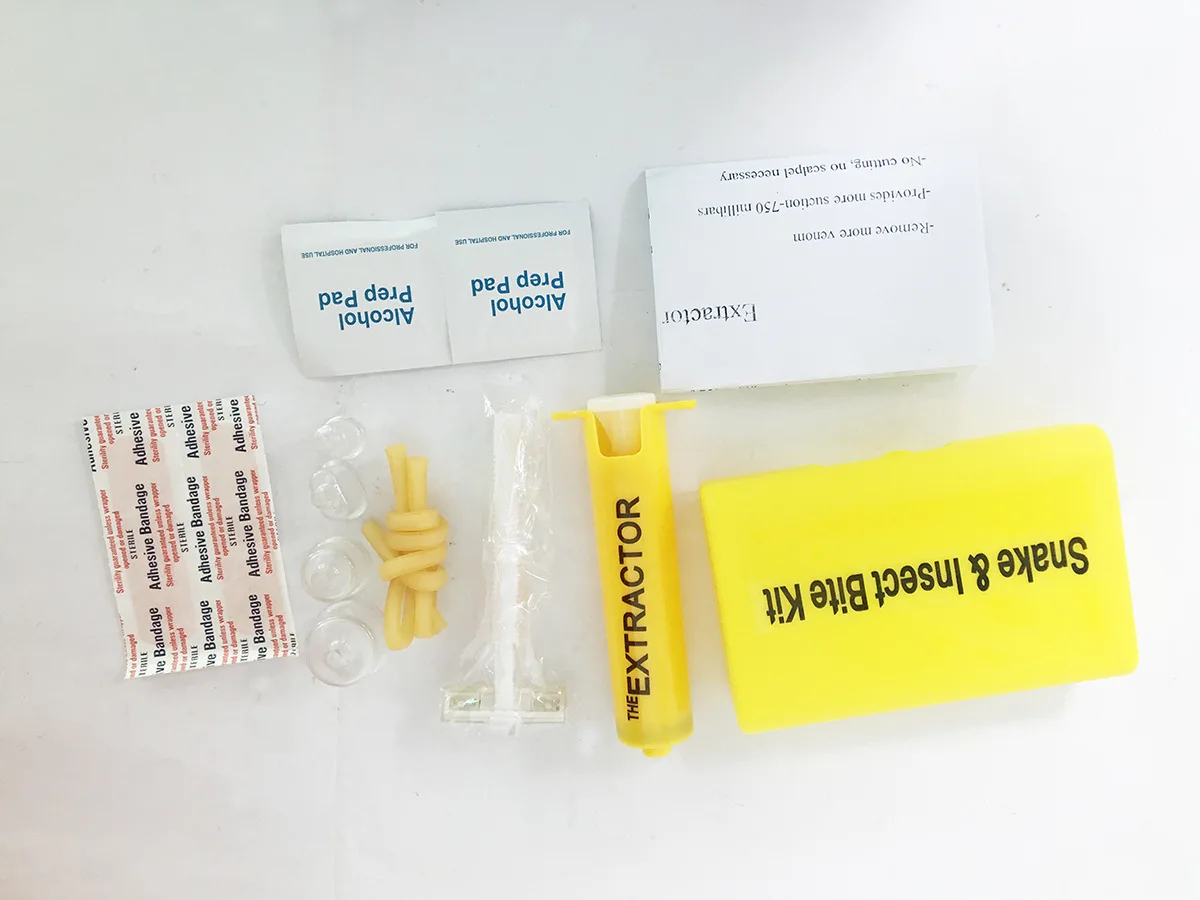 Outdoor Insect Snake Bite Vacuum Venom Extractor Wild Venomous Bee Bites Vacuum Detox Pump Survival Rescue Emergency
