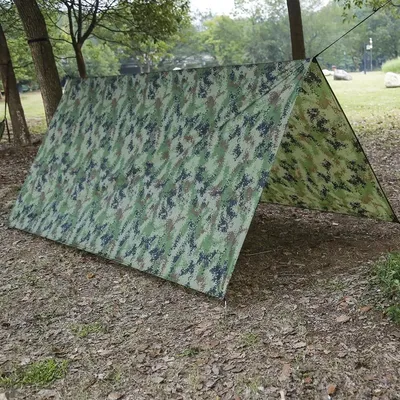 Outdoor Large Canopy Sunshade Beach Camping Tent Waterproof Ground Tent Tarp Shelter Hammock Rain Fly Cover Sun shade Outdoor Large Canopy Sunshade Beach Camping Tent Waterproof Ground Tent Tarp Shelter Hammock Rain Fly Cover Sun shade