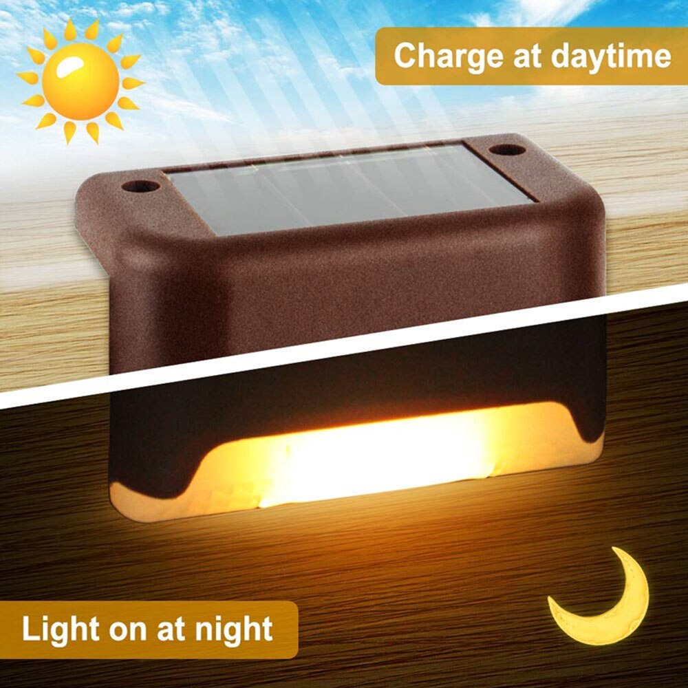 Outdoor LED Solar Deck Step Lights Outdoor LED Solar Deck Step Lights