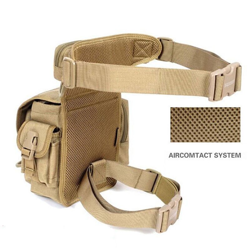 Outdoor Leg Bag Waterproof Mountaineering Portable High Strength Durable Nylon Multifunctional Tactical Military Leg Bag
