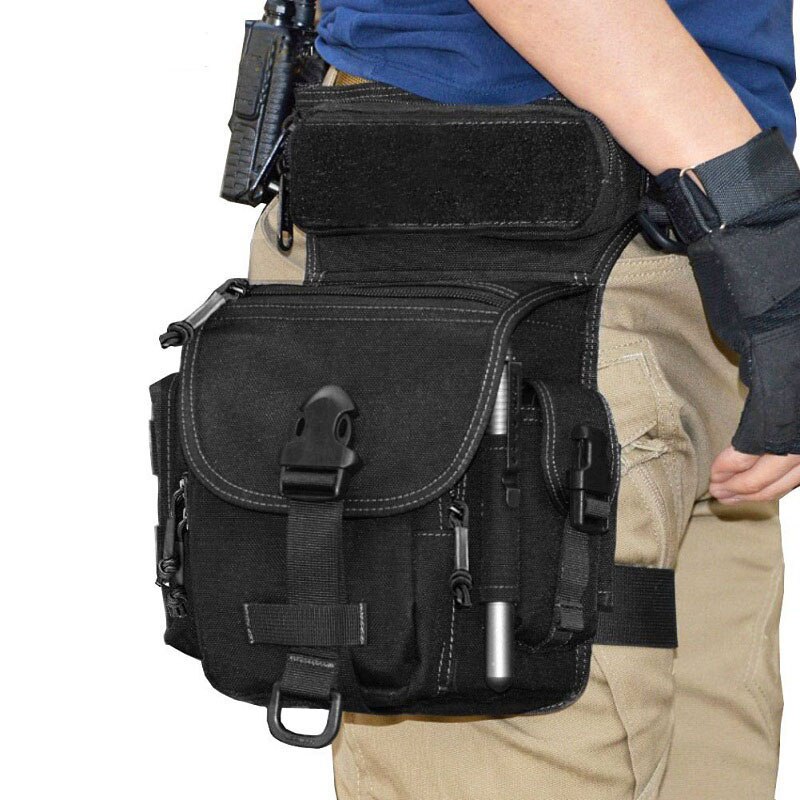 Outdoor Leg Bag Waterproof Mountaineering Portable High Strength Durable Nylon Multifunctional Tactical Military Leg Bag