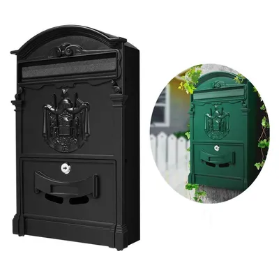 Outdoor Lockable Vintage Mailbox