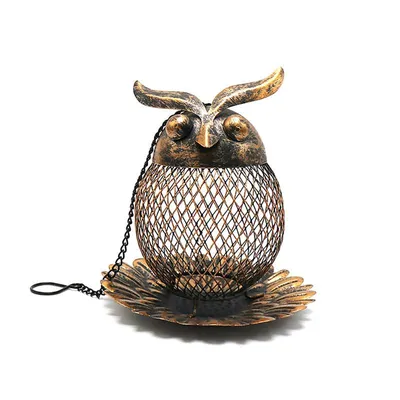 Outdoor Metal Owl Bird Feeder Outdoor Metal Owl Bird Feeder