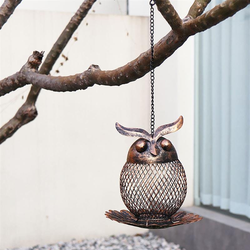 Outdoor Metal Owl Bird Feeder Outdoor Metal Owl Bird Feeder