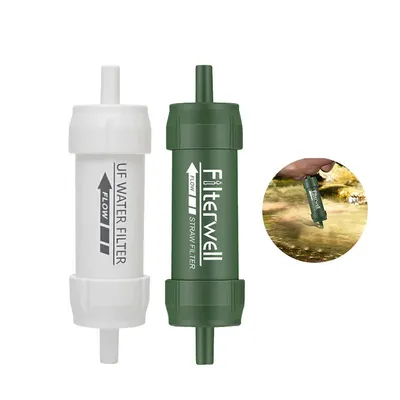 Outdoor Mini Water Filter Straw Water Purification for Survival or Emergency Supplies Portable Micron Water Purifier