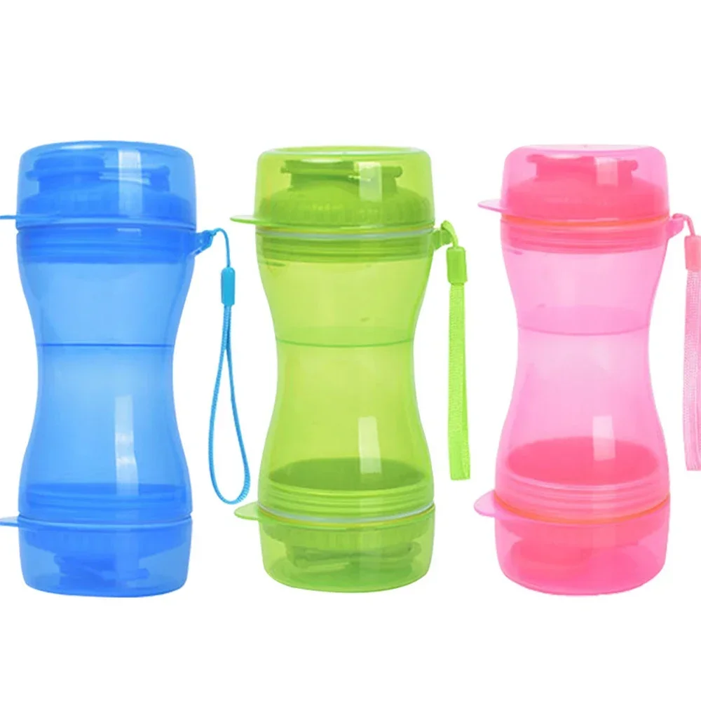 Outdoor Portable Pet Dog Water Bottle Training Food Storage Bottle PP Dogs Water Dispenser for Large Dogs Pets Outdoor Portable Pet Dog Water Bottle Training Food Storage Bottle PP Dogs Water Dispenser for Large Dogs Pets