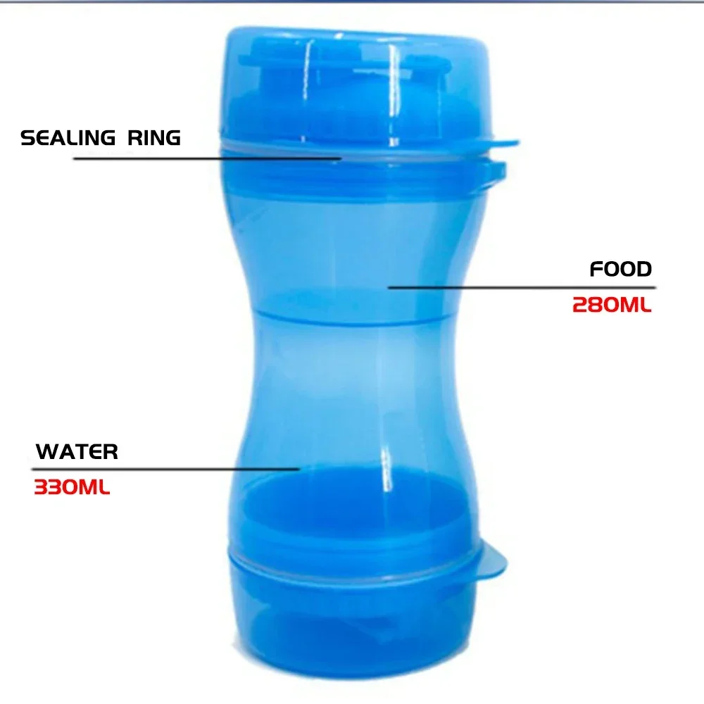 Outdoor Portable Pet Dog Water Bottle Training Food Storage Bottle PP Dogs Water Dispenser for Large Dogs Pets Outdoor Portable Pet Dog Water Bottle Training Food Storage Bottle PP Dogs Water Dispenser for Large Dogs Pets