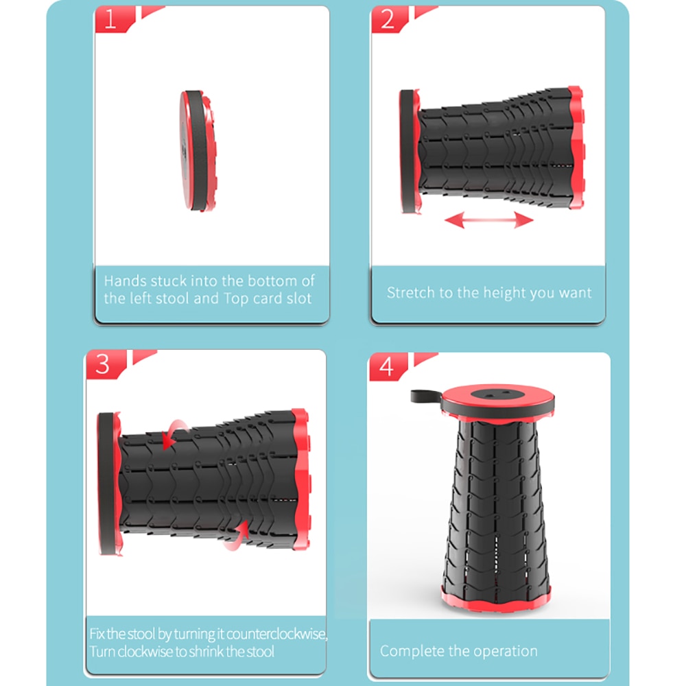 Outdoor Portable Retractable Stool Outdoor Portable Retractable Stool