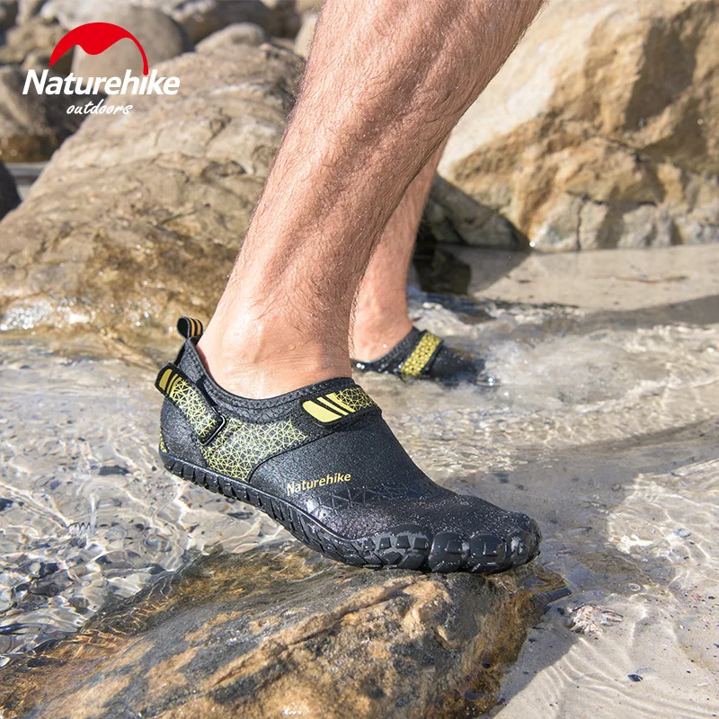 Outdoor Rubber Soled Non-Slip Wading Unisex Shoes Summer Quick-Dry Beach Water Shoes Swim Surf Snorkeling Slippers