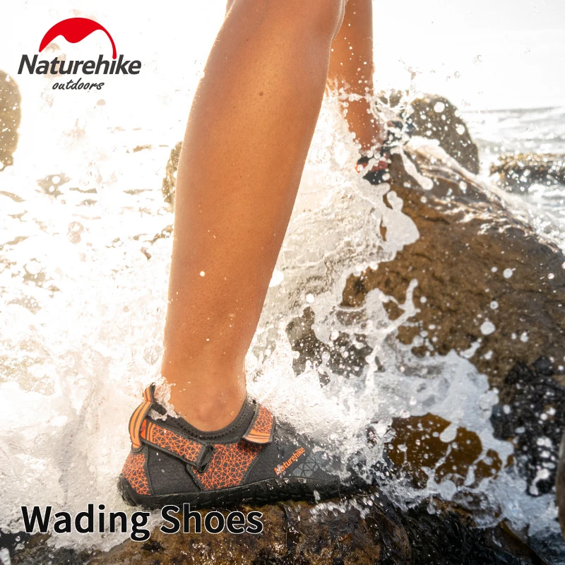 Outdoor Rubber Soled Non-Slip Wading Unisex Shoes Summer Quick-Dry Beach Water Shoes Swim Surf Snorkeling Slippers