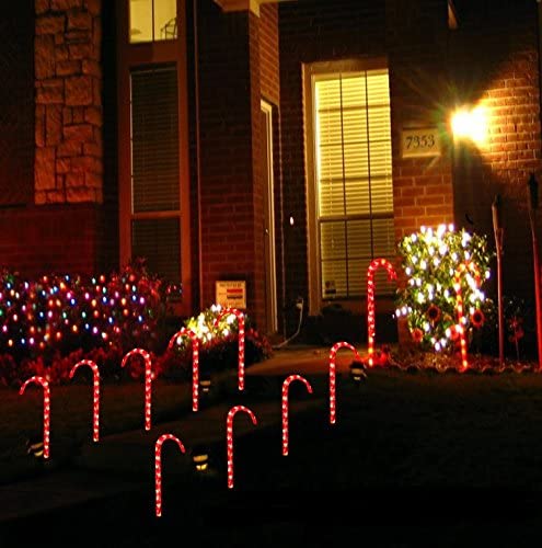 Outdoor Solar Candy Cane Outdoor Solar Candy Cane