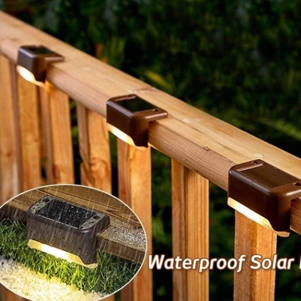 Outdoor Solar Powered Fence Lights Outdoor Solar Powered Fence Lights