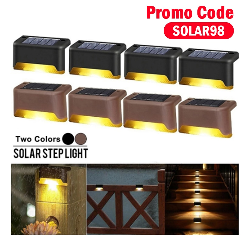 Outdoor Solar Powered Fence Lights Outdoor Solar Powered Fence Lights