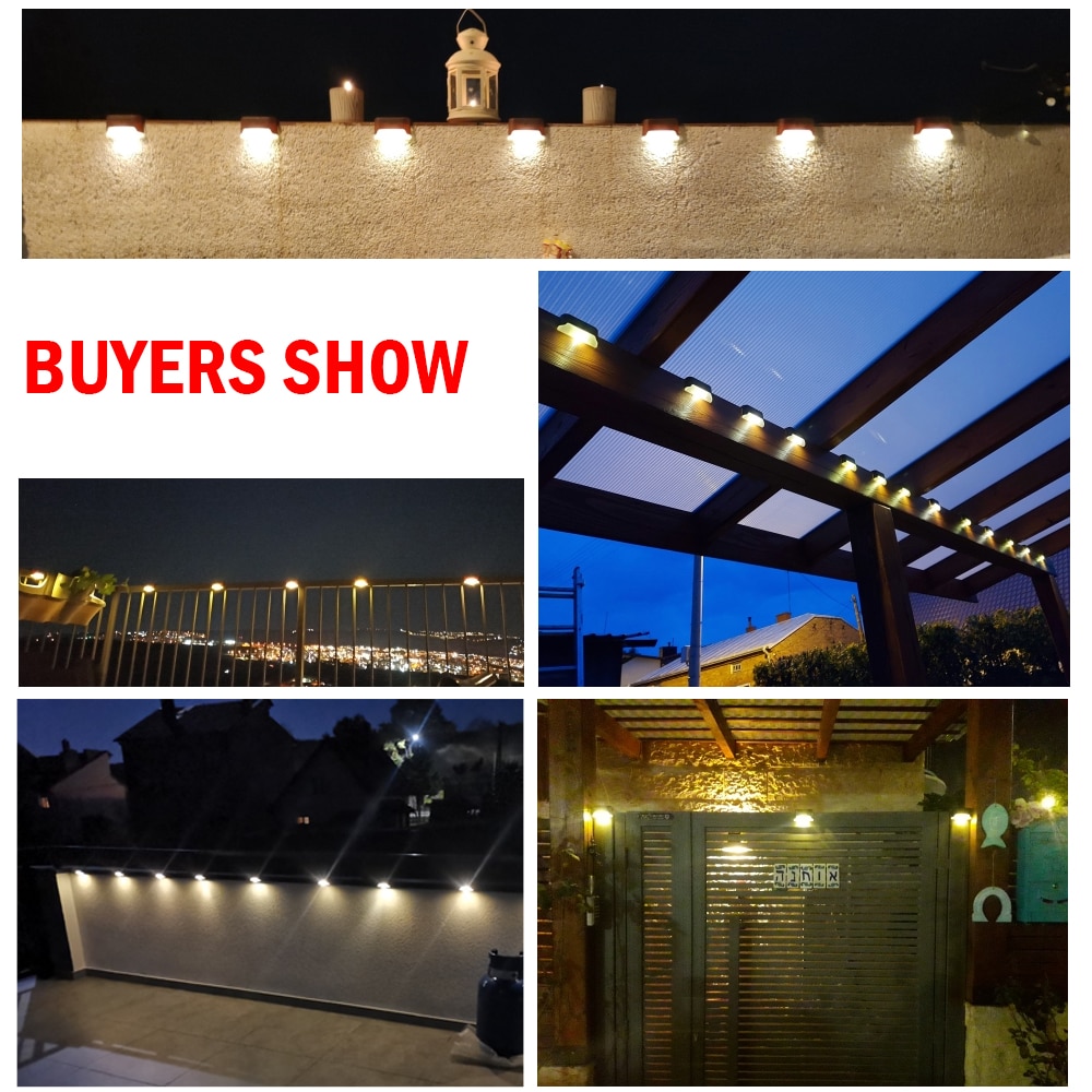 Outdoor Solar Powered Fence Lights Outdoor Solar Powered Fence Lights