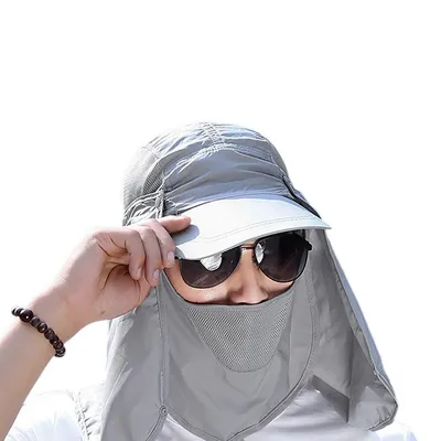 Outdoor Sport Hiking Camping Visor Hat UV Protection Face Neck Cover Sun Protcet Cap Outdoor Sport Hiking Camping Visor Hat UV Protection Face Neck Cover Sun Protcet Cap