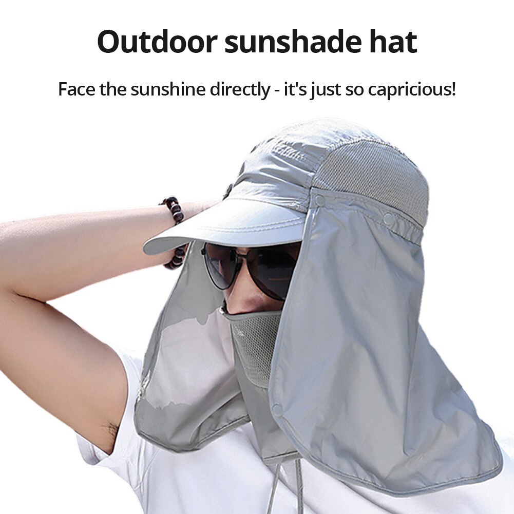 Outdoor Sport Hiking Camping Visor Hat UV Protection Face Neck Cover Sun Protcet Cap Outdoor Sport Hiking Camping Visor Hat UV Protection Face Neck Cover Sun Protcet Cap