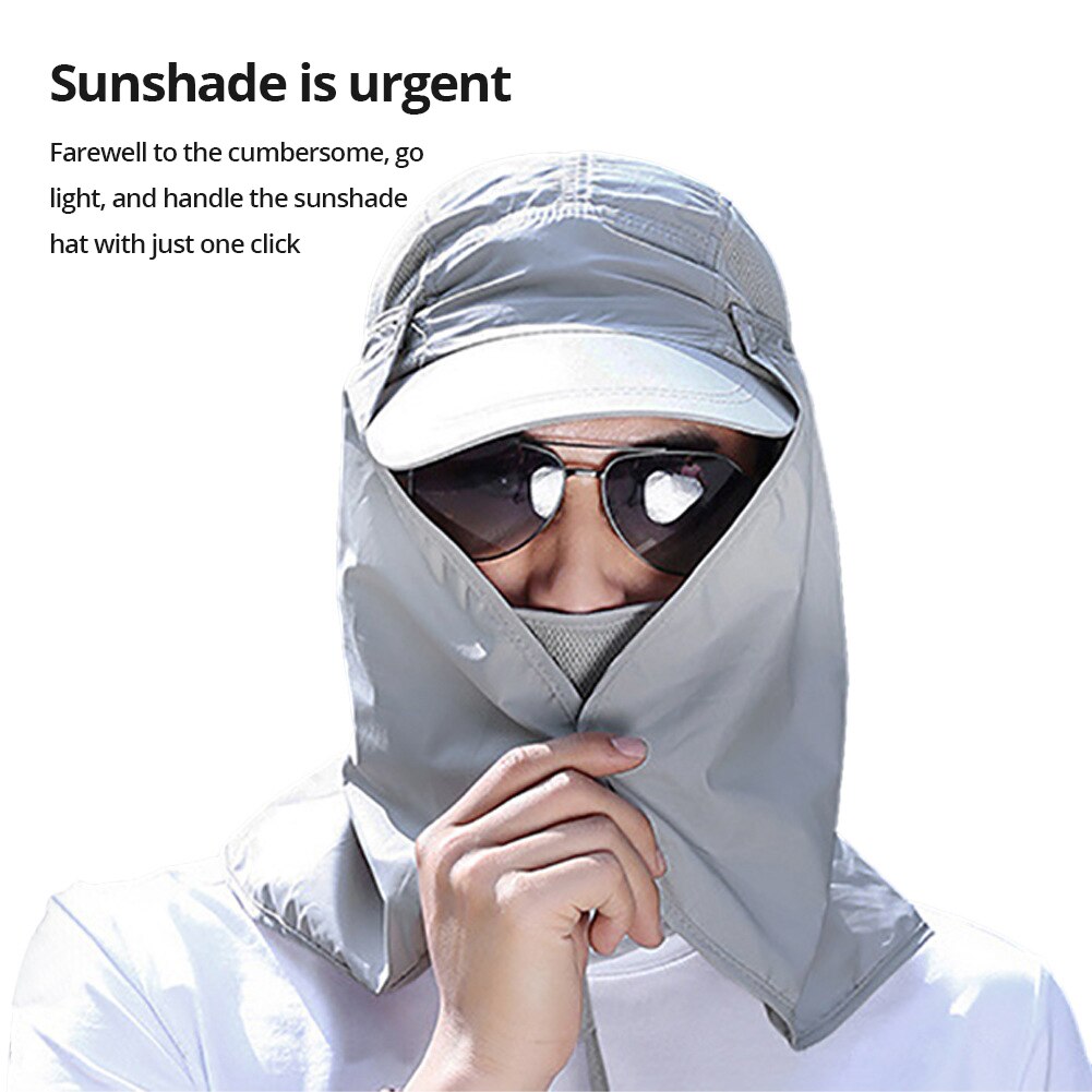 Outdoor Sport Hiking Camping Visor Hat UV Protection Face Neck Cover Sun Protcet Cap Outdoor Sport Hiking Camping Visor Hat UV Protection Face Neck Cover Sun Protcet Cap
