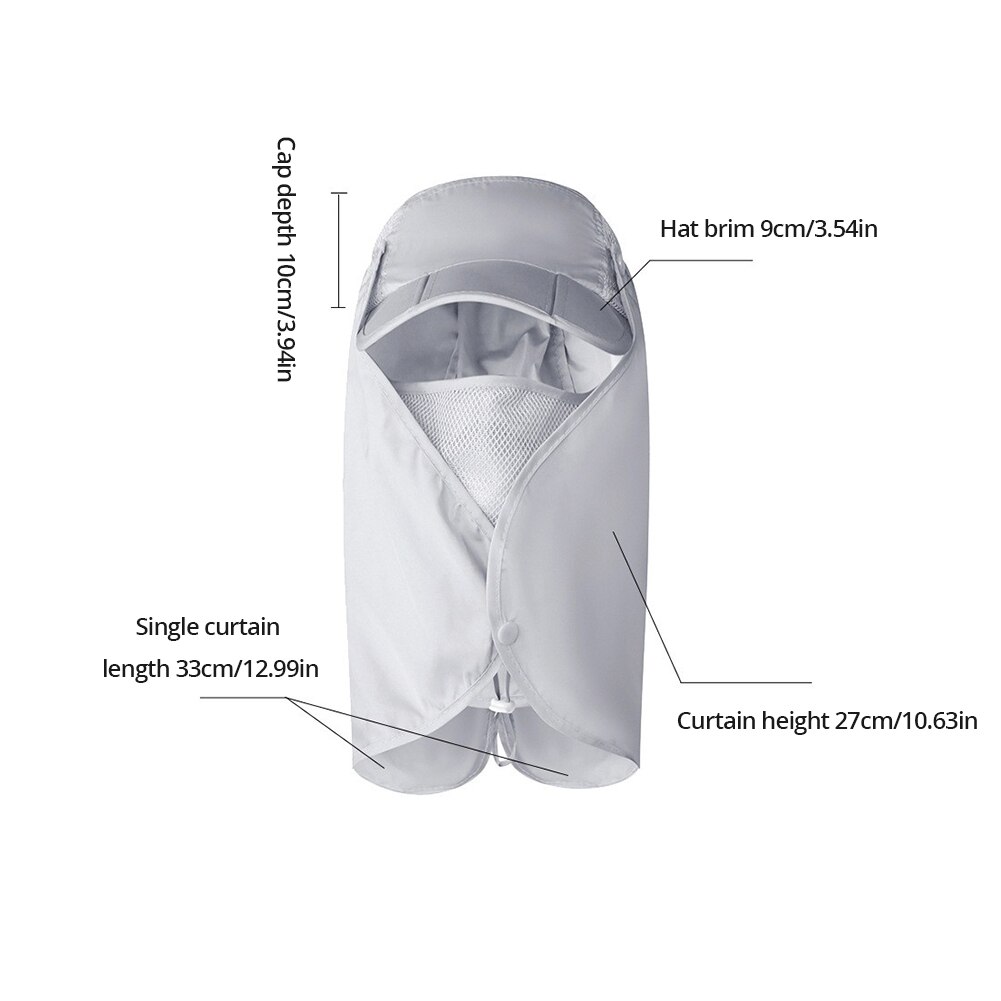Outdoor Sport Hiking Camping Visor Hat UV Protection Face Neck Cover Sun Protcet Cap Outdoor Sport Hiking Camping Visor Hat UV Protection Face Neck Cover Sun Protcet Cap