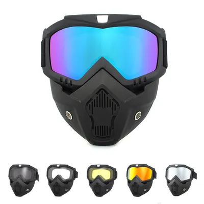 Outdoor Sport Windproof Mask Goggle HD Motorcycle Glasses Snowboard Eyewear Riding Motocross Summer UV Protection