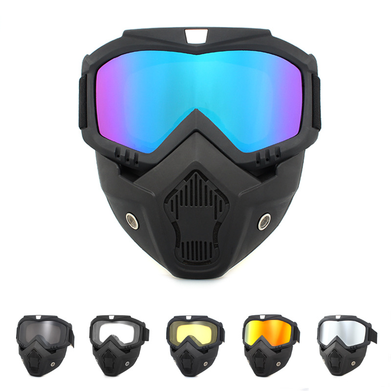 Outdoor Sport Windproof Mask Goggle HD Motorcycle Glasses Snowboard Eyewear Riding Motocross Summer UV Protection