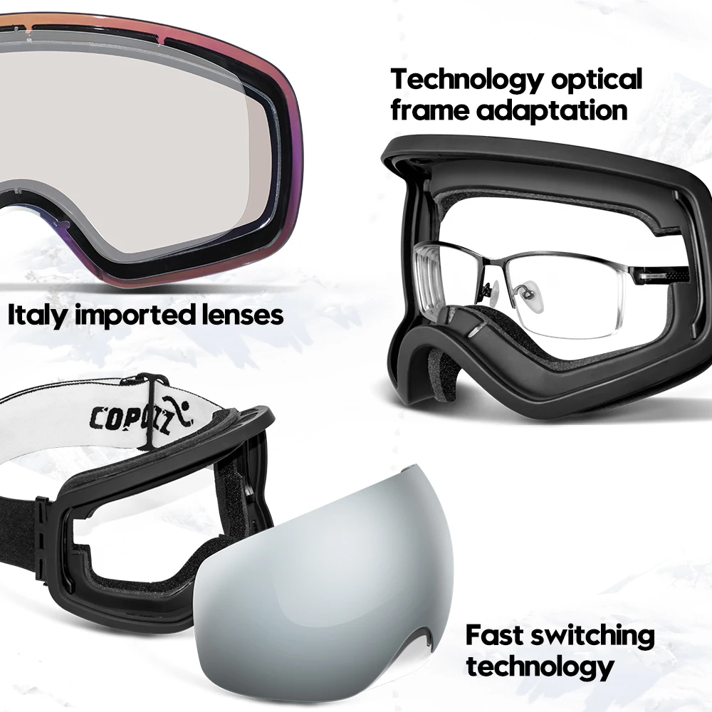 Outdoor Sports Ski Goggles UV400 Protection Ski Mask Male Female Anti-Fog Big Face Snow Glasses Snowboard Skiing Eyewear Outdoor Sports Ski Goggles UV400 Protection Ski Mask Male Female Anti-Fog Big Face Snow Glasses Snowboard Skiing Eyewear