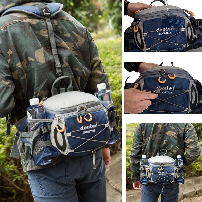 Outdoor Sports Waist Bag Cycling Camping Climbing Men's Backpack Hiking Shoulder Running Water Bottle Bicycle Fanny Outdoor Sports Waist Bag Cycling Camping Climbing Men's Backpack Hiking Shoulder Running Water Bottle Bicycle Fanny