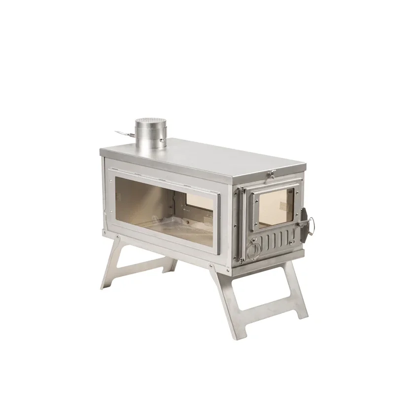 Outdoor Stove with Glass Camping Stove Portable Out Door Tent Wood Stove Camping Outdoor Stove with Glass Camping Stove Portable Out Door Tent Wood Stove Camping