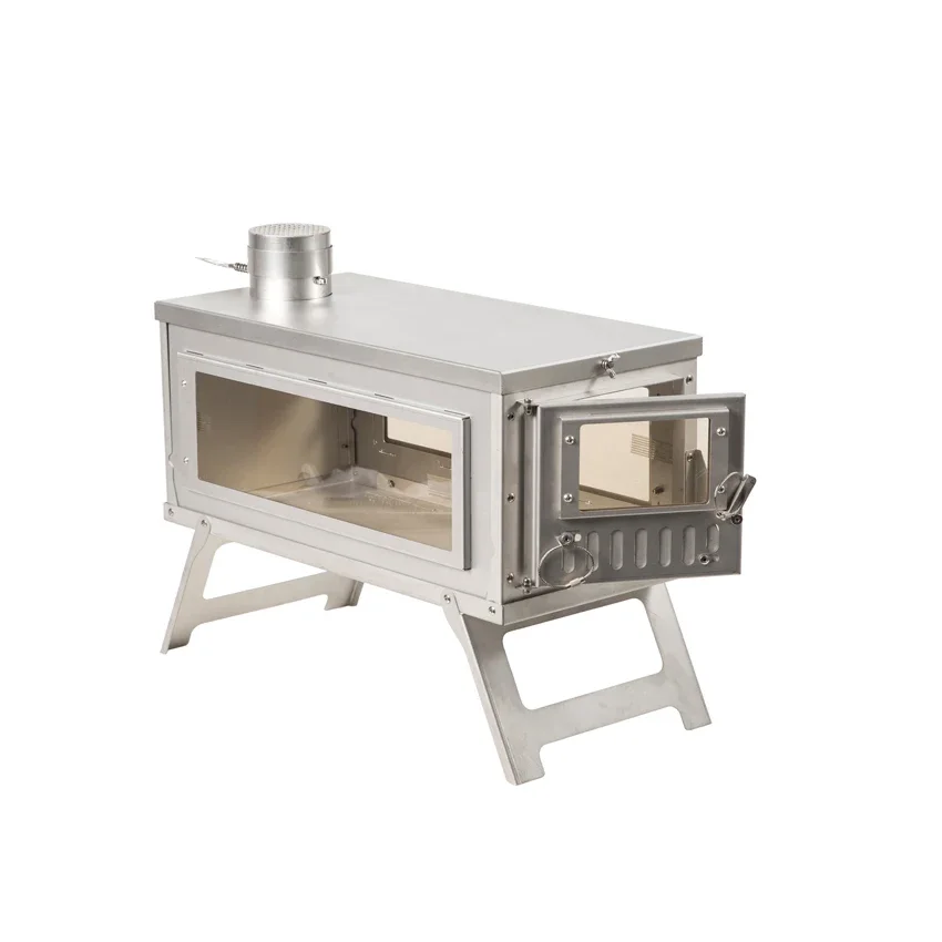 Outdoor Stove with Glass Camping Stove Portable Out Door Tent Wood Stove Camping Outdoor Stove with Glass Camping Stove Portable Out Door Tent Wood Stove Camping