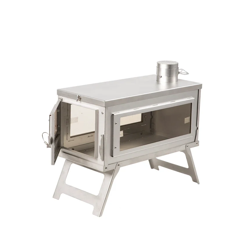 Outdoor Stove with Glass Camping Stove Portable Out Door Tent Wood Stove Camping Outdoor Stove with Glass Camping Stove Portable Out Door Tent Wood Stove Camping