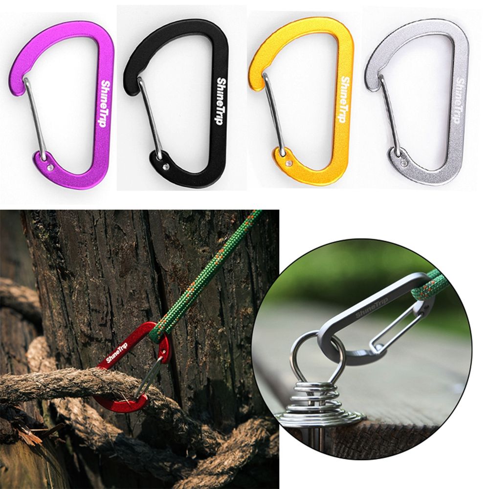 Outdoor Suitable D Shaped Carabiner Outdoor Suitable D Shaped Carabiner