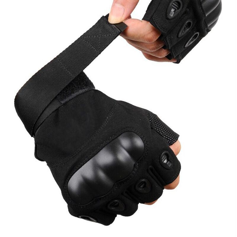 Outdoor Tactical Army Fingerless Gloves Hard Knuckle Paintball Airsoft Hunting Combat Riding Hiking Military Half Outdoor Tactical Army Fingerless Gloves Hard Knuckle Paintball Airsoft Hunting Combat Riding Hiking Military Half
