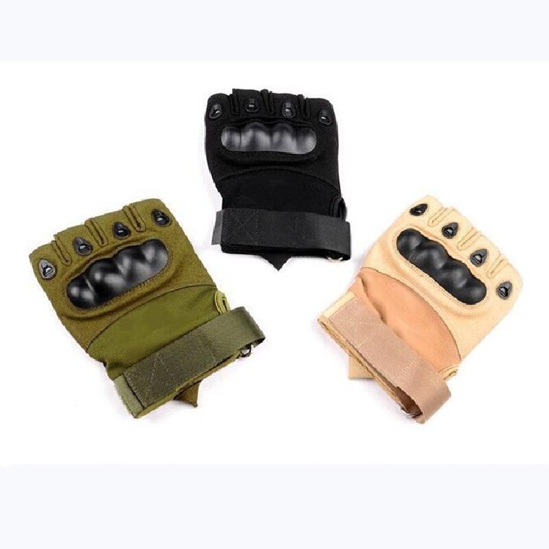Outdoor Tactical Army Fingerless Gloves Hard Knuckle Paintball Airsoft Hunting Combat Riding Hiking Military Half Outdoor Tactical Army Fingerless Gloves Hard Knuckle Paintball Airsoft Hunting Combat Riding Hiking Military Half