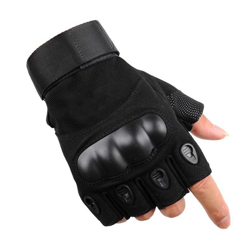 Outdoor Tactical Army Fingerless Gloves Hard Knuckle Paintball Airsoft Hunting Combat Riding Hiking Military Half Outdoor Tactical Army Fingerless Gloves Hard Knuckle Paintball Airsoft Hunting Combat Riding Hiking Military Half