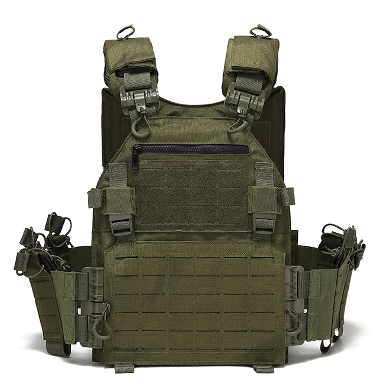 Outdoor Training Vest Multi-Functional MOLLE Expansion Convenient Quick Release Vest Waterproof and Wear-Resistant
