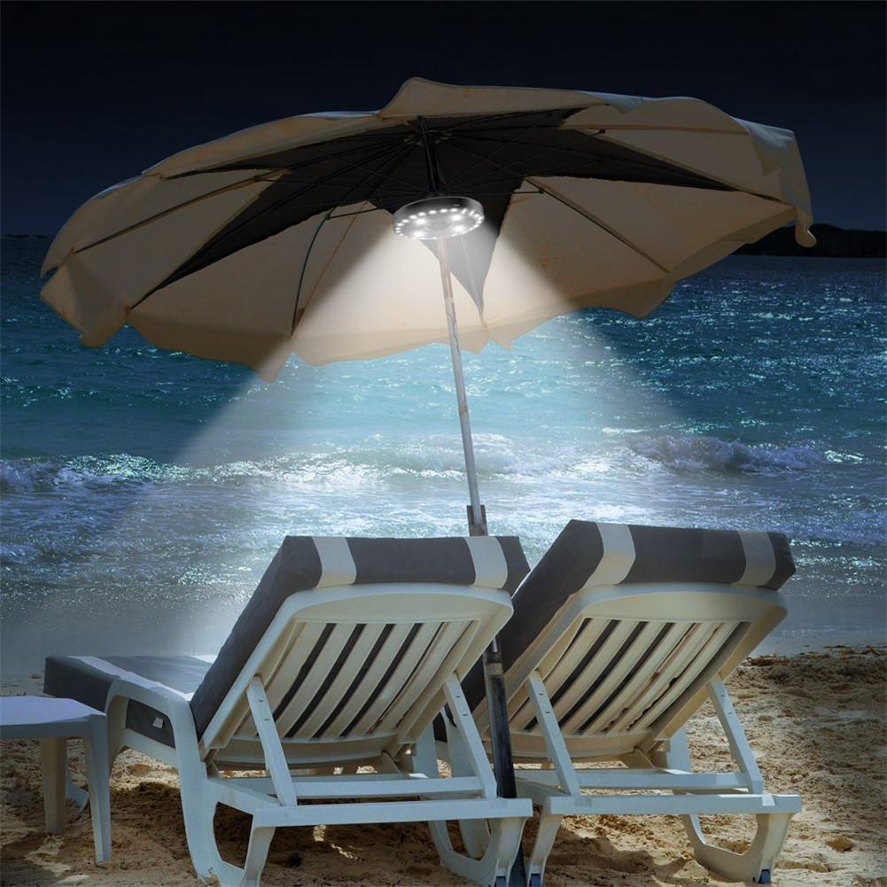 Outdoor Umbrella Pole Light with Hook Outdoor Umbrella Pole Light with Hook