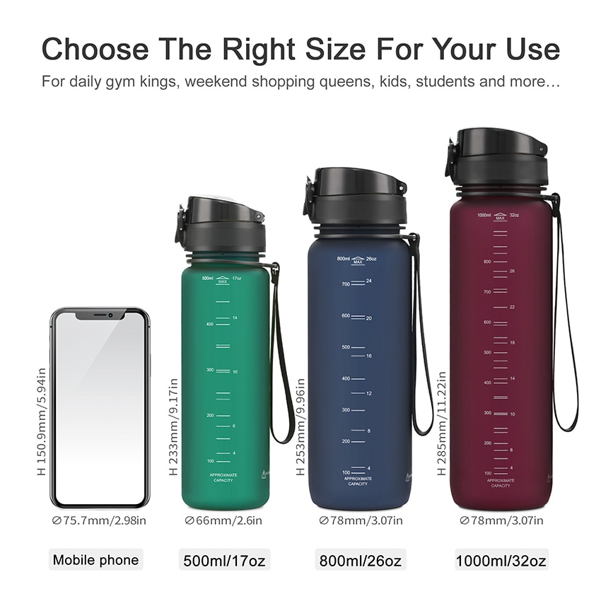 Outdoor Water Bottle Leakproof Container