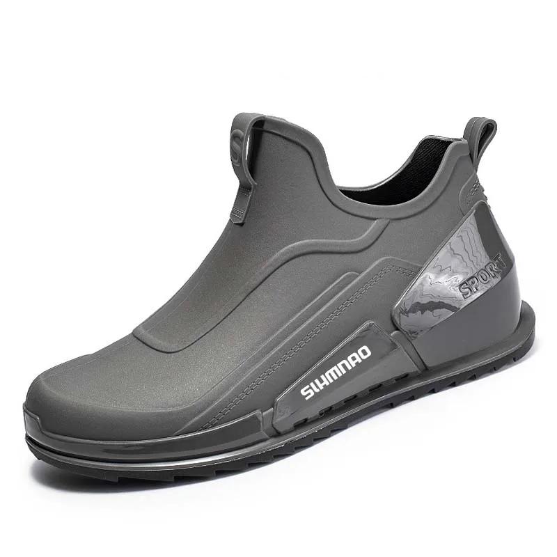 Outdoor Waterproof Fishing Shoes Hunting Sports Shoes Bicycle Rubber Shoes Anti Slip Lightweight Waterproof Shoes