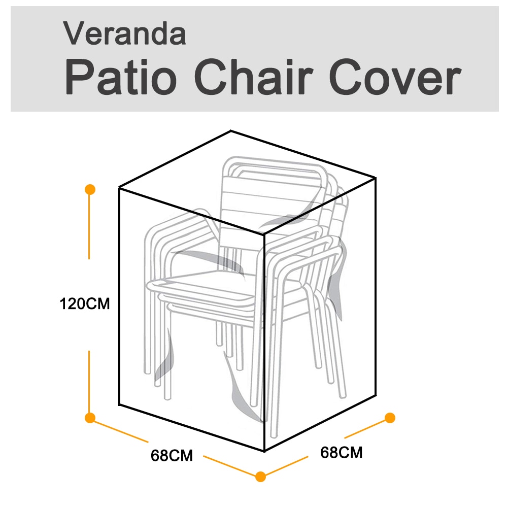 Outdoor Waterproof Stacked Chair Cover