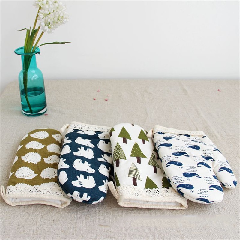 Oven Mitts Modern Stylish Cooking Gloves