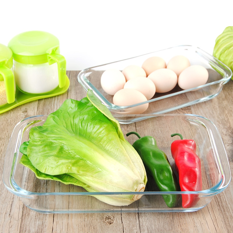 Oven Safe Clear Glass Baking Dish