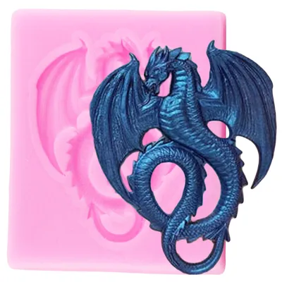 Oven-Safe Dragon Silicone Mold